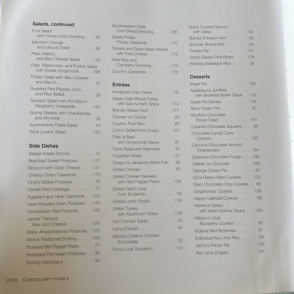 Vera Bradley Cooking With Friends 208 Page Cookbook - Picture 12 of 12